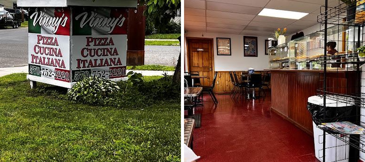 Vinny's Pizza Menu