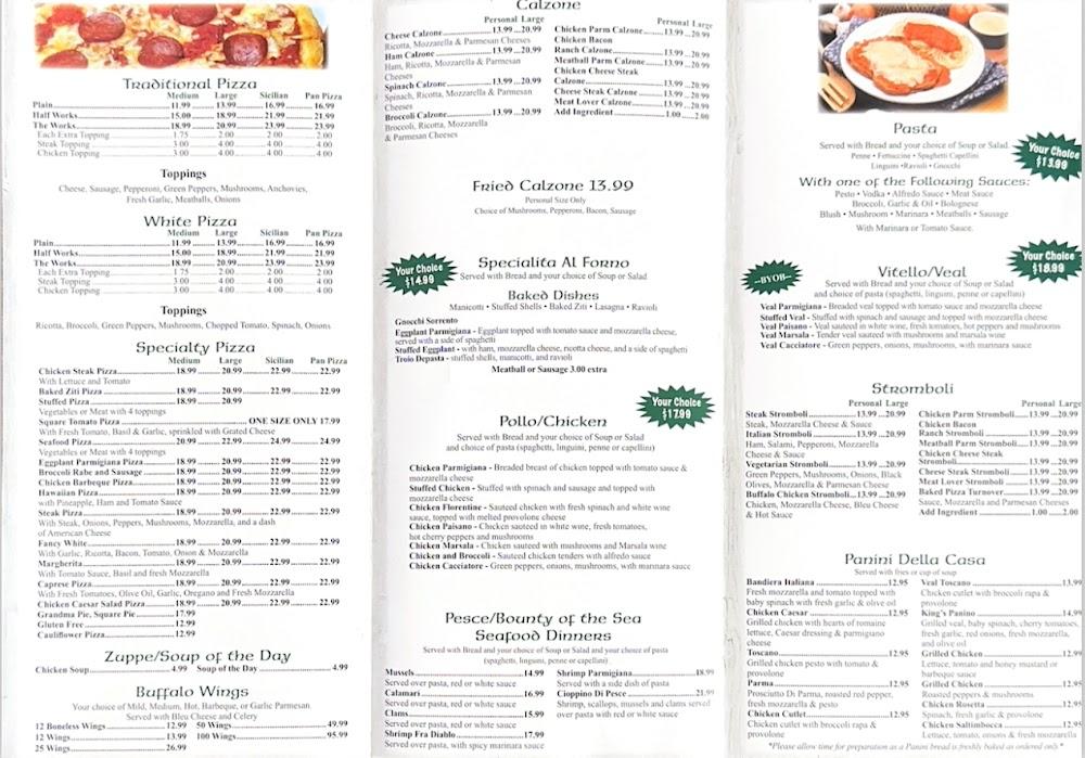 Vinny's Pizza Menu image 4